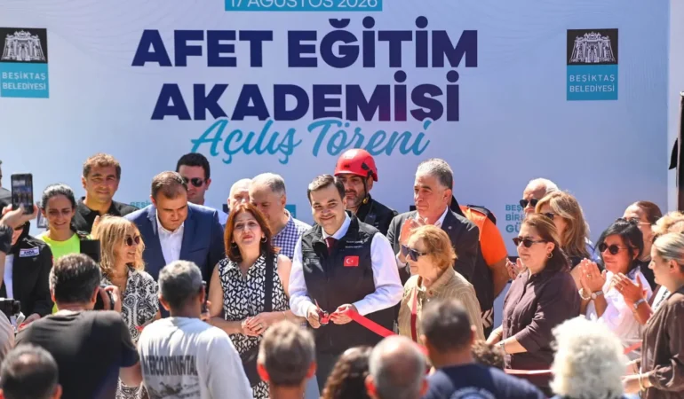 Beşiktaş Afet Eğitim Akademisi 17 Ağustos’ta Açıldı