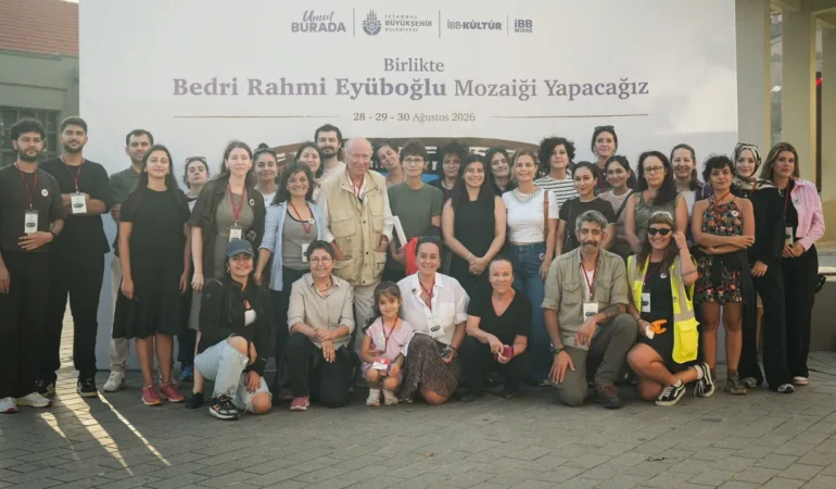 Müze Gazhane’de dev sanat buluşması: İstanbullular Bedri Rahmi Eyüboğlu mozaiğini birlikte örüyor