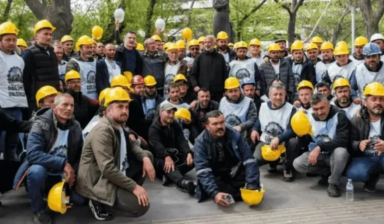 Doruk Madencilik ve Eti Gümüş İşçilerinin Ankara Direnişine Emeklilerden Tam Destek