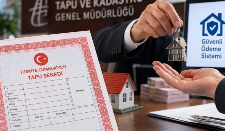 Tapuda yeni dönem: Gayrimenkul alım satımında Güvenli Ödeme Sistemi 1 Ekim’de zorunlu oluyor