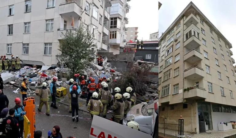 İstanbul Maltepe’de facia: 7 katlı binanın 3 katı çöktü, enkaz altında kalanlar var